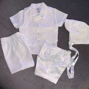 Special occasion/baptism 4 Piece set size 18 months new without tags.